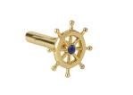 Decorative Sewing Gold 1" Military Metal Shank Buttons For Shirts Coat
