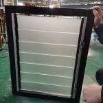 Adjustable Frosted Glass Louver Window For Bathroom With Ventilation Privacy
