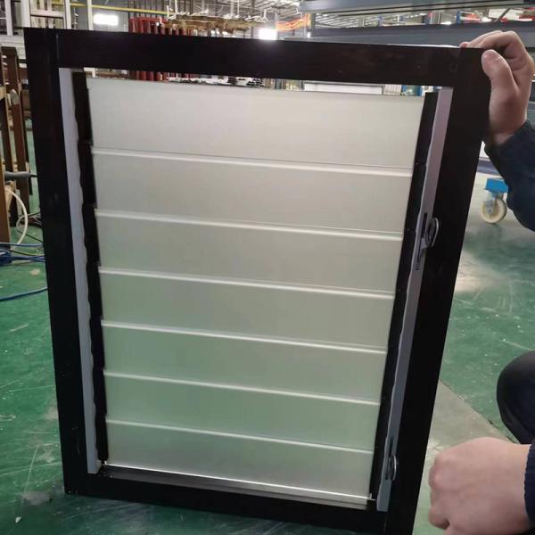 Adjustable Frosted Glass Louver Window For Bathroom With Ventilation Privacy