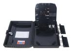 16 Core Outdoor Fiber Optic Distribution Cabinet Black PC ABS PE Fiber Splicing