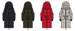 Ladies Long Line Heavy Coats With Hood/ Woman'S Wholesale Big Jacket / Cheap