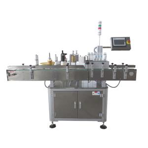 China Round Glass Jar Cans Wine Bottle Sticker Automatic Essential Oil Bottle Labeling Machine factory
