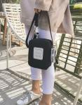 Korean version of ins fashion wild hit color canvas Messenger bag small fresh