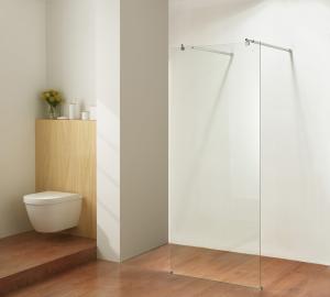 China 8mm Pivot Shower Screen 600x2000mm Aluminum Frame factory