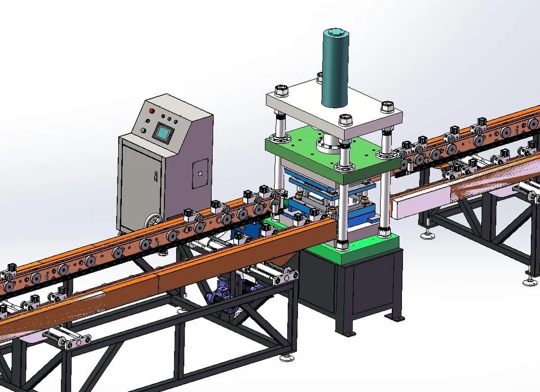 Automated Production Line for Transformer Heat Sink Fins