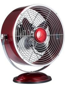 China Clock Style 9&quot; Retro Metal Desk Fan with 2 Speed Settings for Home &amp; Office factory