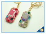 Wholesale Fashion Design Rhinestone Crystal Cars Key Chain Decoration Keychain