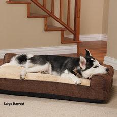 China Water Resistant Memory Foam Orthopedic Dog Bed , Soft Large Foam Dog Bed factory