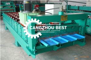 China Color Steel Profile Corrugated Iron Roofing Sheet Making Roll Forming Machine factory