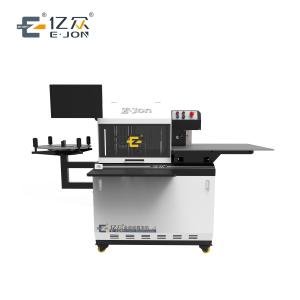 China accuracy Ejon Y6 3D Sign CNC Flat Aluminum Channel Letter Bender for Small Letters factory