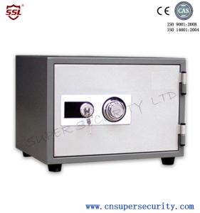 China Triple-folded door Fireproof Safe box with Scratch-resist Powder Coating on EGI Steel Plate / Plastic tray factory