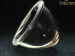 35 Degree Narrow Angle LED Glass Lens For 30W - 50W Industrial Light