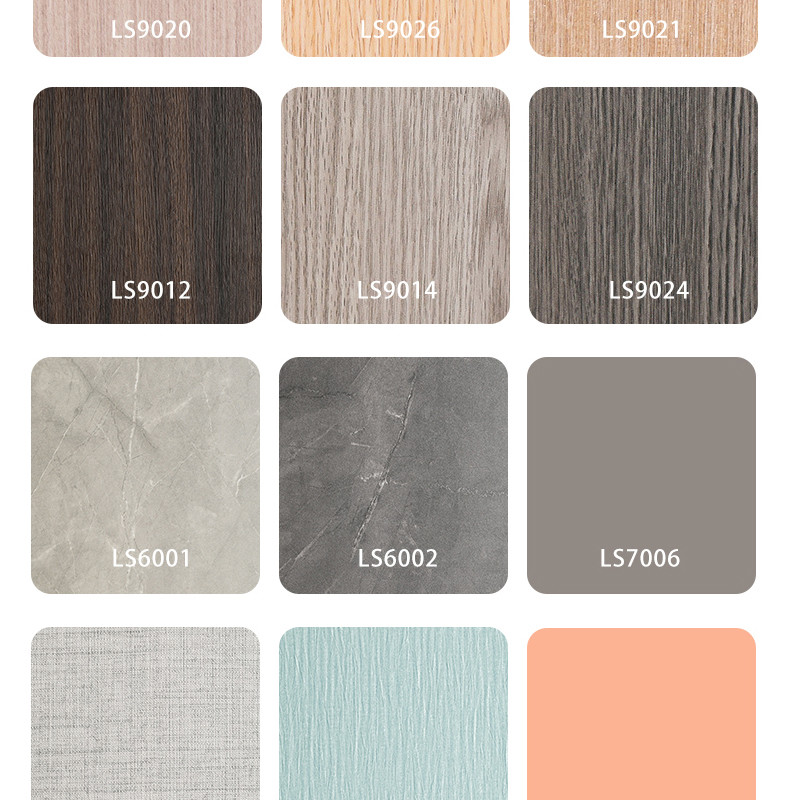Bamboo Wood Fiber Fireproof Fabric PVC Wall Panels Water Resistant