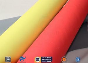 China Silicone Coated Fiberglass Fabric 0.65MM 960GSM Satin Grey Fire Welding Blanket factory