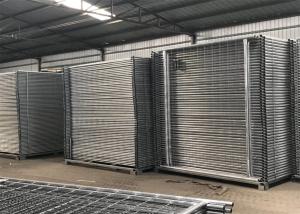 China Temporary Fencing Auckland 2100mm x 2400mm width 42 microns hot dipped galvanized for sale NZ standard temp fencing factory
