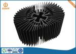 Anodized Black Aluminum Extrusion Processing Extruded Heat Sink Plates