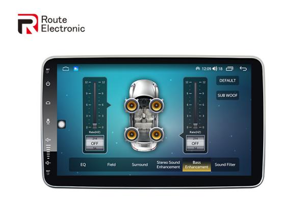 Rotatable Universal Car Stereo , 10.1 Inch Double Din Radio With 360 Panorama