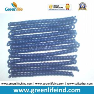 China Double 90degree Weld 120MM Length Plastic Spring Black Bungee Cords factory