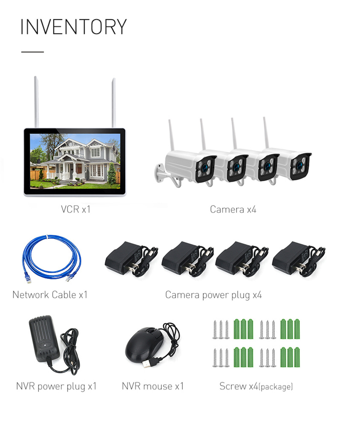 1080P Screen All-in-one Wireless Kit