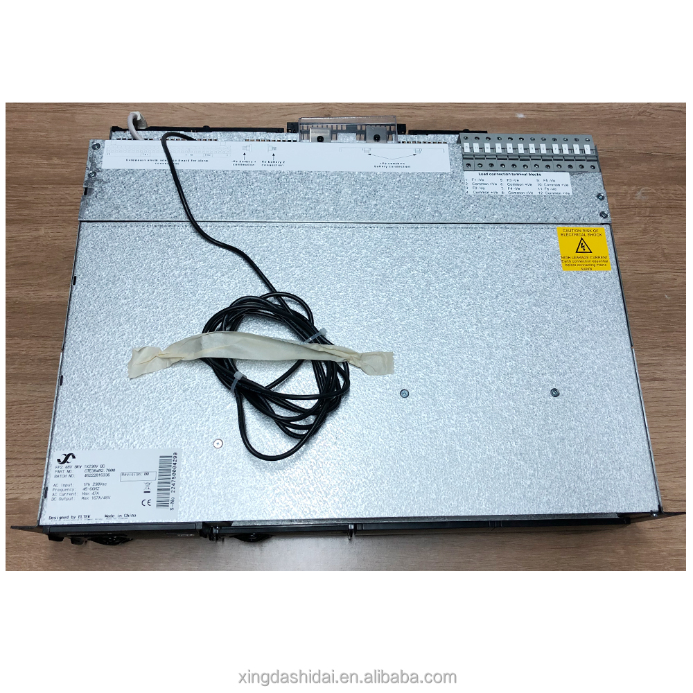 Eltek Flatpack2 DC 2U Telecom Power Supply 48V FP2 8KW 1x230V BD