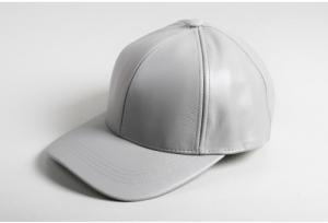 China Plain Casual Cotton Unisex Baseball Caps Sweatband / Genuine Leather Body Available factory