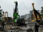 Deep Foundation Borehole Piling Machine High Power Engine Drilling Rotary