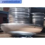 Cold Pressing Toriconical Torispherical Head Tube End Bottom for SS304 316L