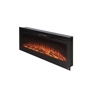 China Decor Flame Electric Fire Place with 9 Flame Colors 40 Inch Wall Mounted and Recessed factory