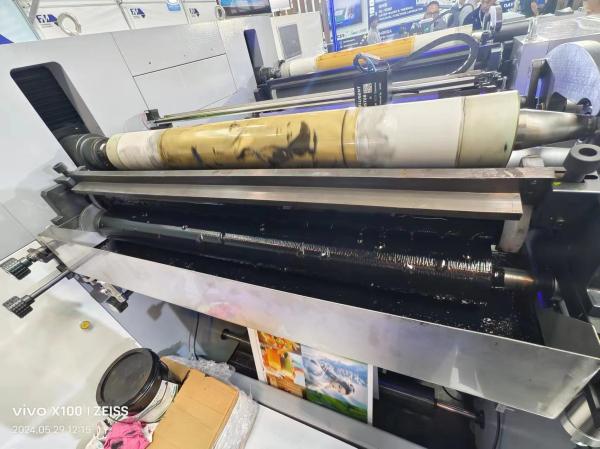 Food Paper Hamburger Box Flexo Graphic Printing Machine Hamburger Box Making