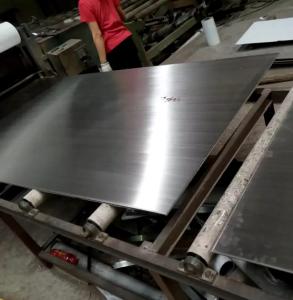 China 2B Decorative 316 Hairline Stainless Steel Sheet 1500mm For Building factory