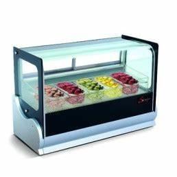 China R134A Refrigerant Countertop Display Chiller With Back Sliding Door factory