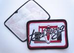Polyester Woven Custom Clothing Patches Self Adhesive Embroidery