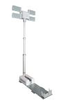 Telescoping Outdoor Light Tower 2200mm Pole 4 Led Light Tower