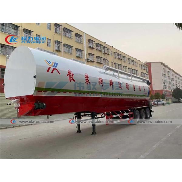 65m3 Electrical Hydraulic Driving Bulk Feed Trailer