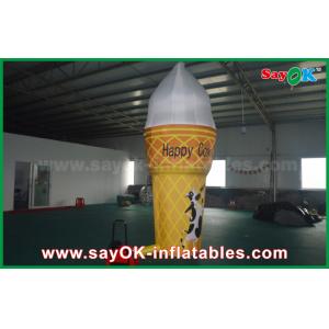 3m Height Full Print Customized Inflatable Ice Cream For Advertising