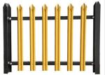 1200mm High Galvanised Palisade Fencing Triple Pointed Head