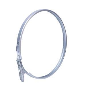 China 51cm Sealed Galvanized Steel Ring Silver Barrel Hoop Lock Ring With Fiber Drum Covers factory