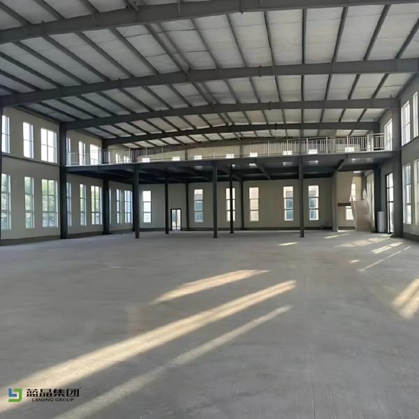 China Q235 Q345 Custom Layout Steel Structure Workshop Energy Efficient Operation ISO factory