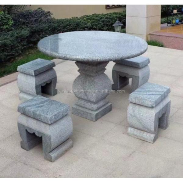Natural Stone Chinese Granite Table Bases for Modern Polished Cut-to-Size Round Table