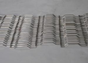 China Corrosion Resistant Chain Link Conveyor Belt / Wire Conveyor Belts For Croquette on sale