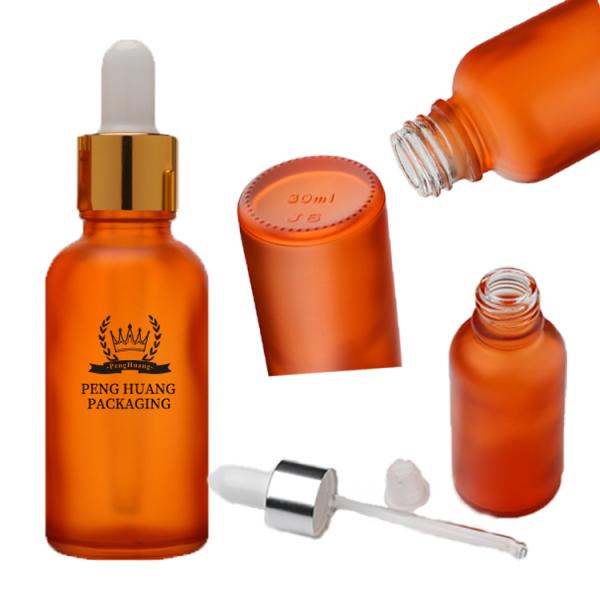 10ml 15ml 100ml Serum Oil Dropper Glass Bottle Custom Color