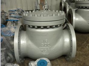China Industrial Swing Cast Steel Check Valve A216 WCB CF8M 316 Material High Strength factory