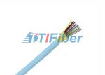 Mini Ribbon Fiber Optic Cable , 3.0mm 12 Core Optical Fiber Cable With Round