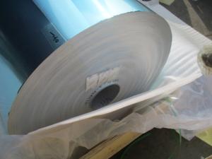 China 0.105MM Epoxy Coated Aluminum Foil For Fin Stock Coated Blue / Golden factory