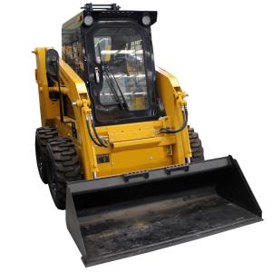 Log Loader For Energy Mining Mini Wheel Skid Steer Tractor Front Loader Machine