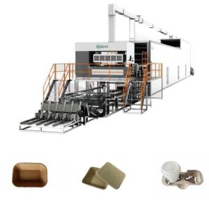 China Kiwis Fruit Tray Making Machine Automatic Pulp Molded Rotary Machine factory
