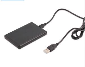 China 13.56 Mhz RFID Card Reader USB Plug And Play Interface For Smart IC Card factory