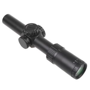 China 1-6x24 Tactical Hunting Rifle Scope With 0.5 MOA MILDot Illuminated Reticle factory