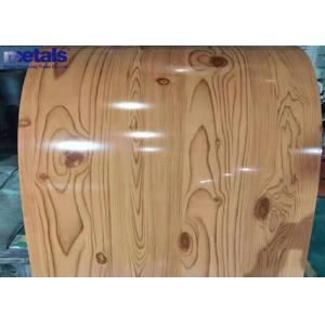 China Prepainted Galvalume PPGI Steel Coils Wood Grain Pattern 1.0mmx914mm factory