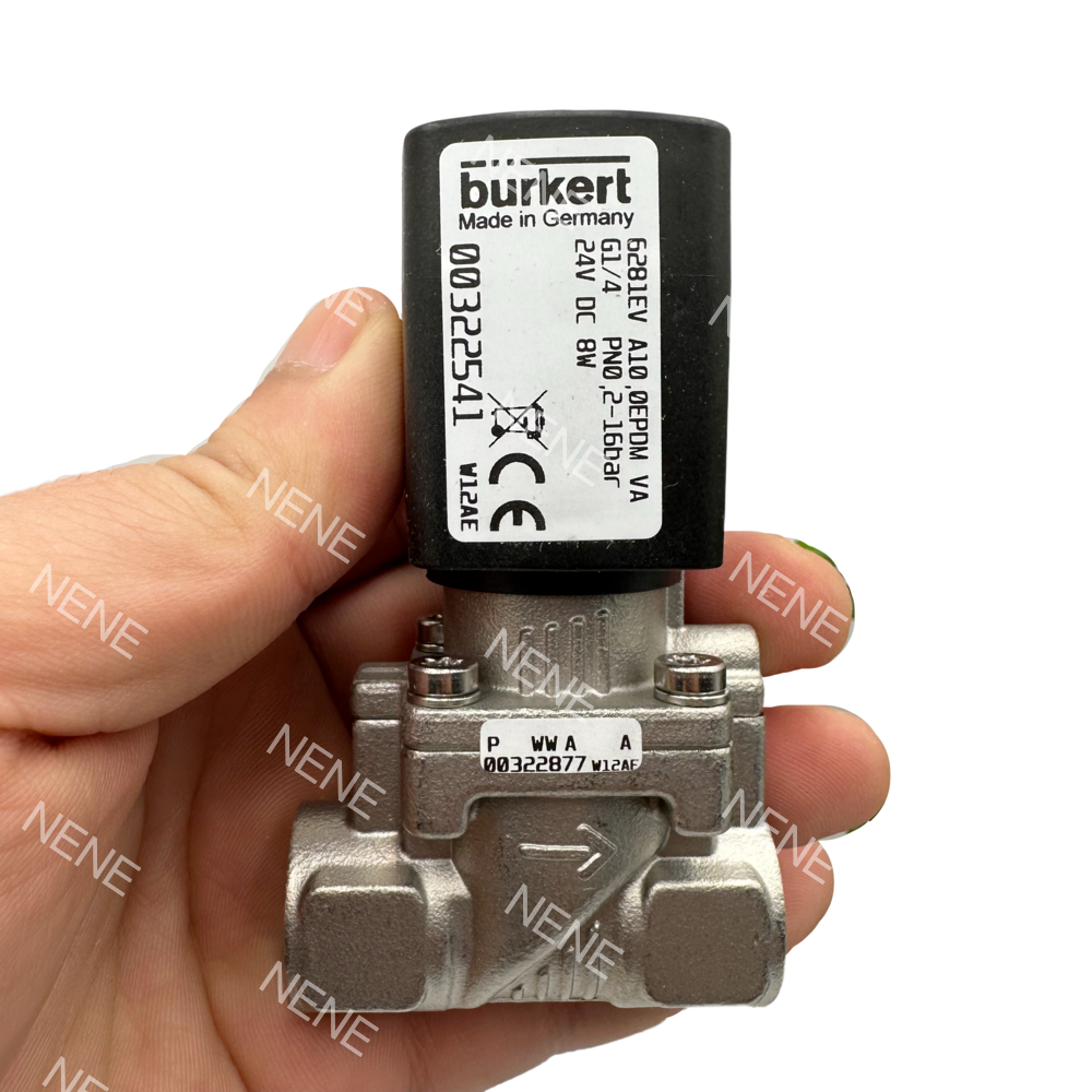 China FKM Seal Material 00322538/00322539/00322540  G3/8 Burkert Solenoid Valve 2/2 Normally Closed 10.0 Flow Hole FKM Seal on sale